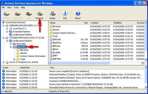 Active Partition Recovery Crack