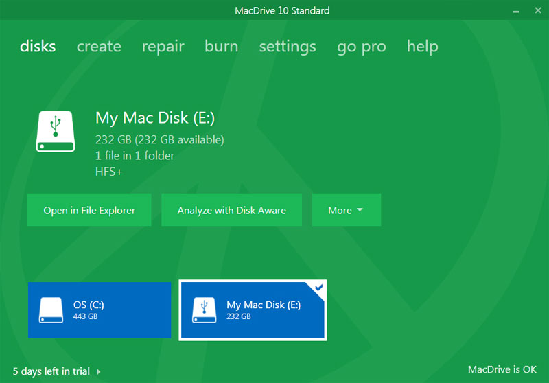 MacDrive 10 Crack