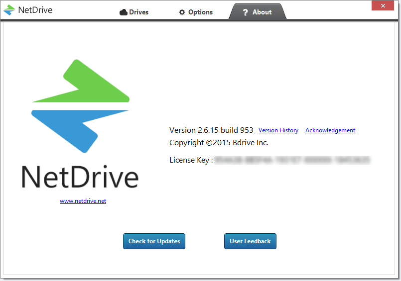 NetDrive License Key