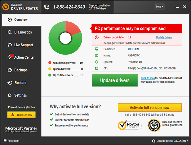 TweakBit Driver Updater Crack