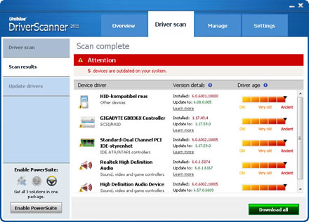 Uniblue DriverScanner 2017 Crack