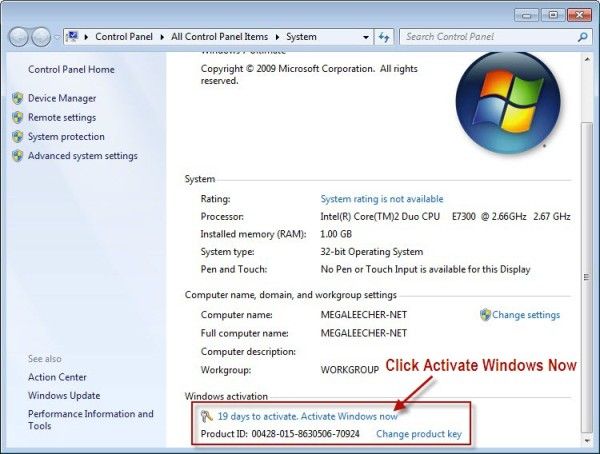 Window 7 Product Key